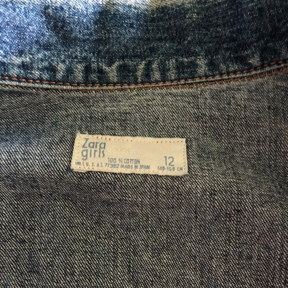Zara Kids Denim Jacket - 12 girl - Picture 4 of 4